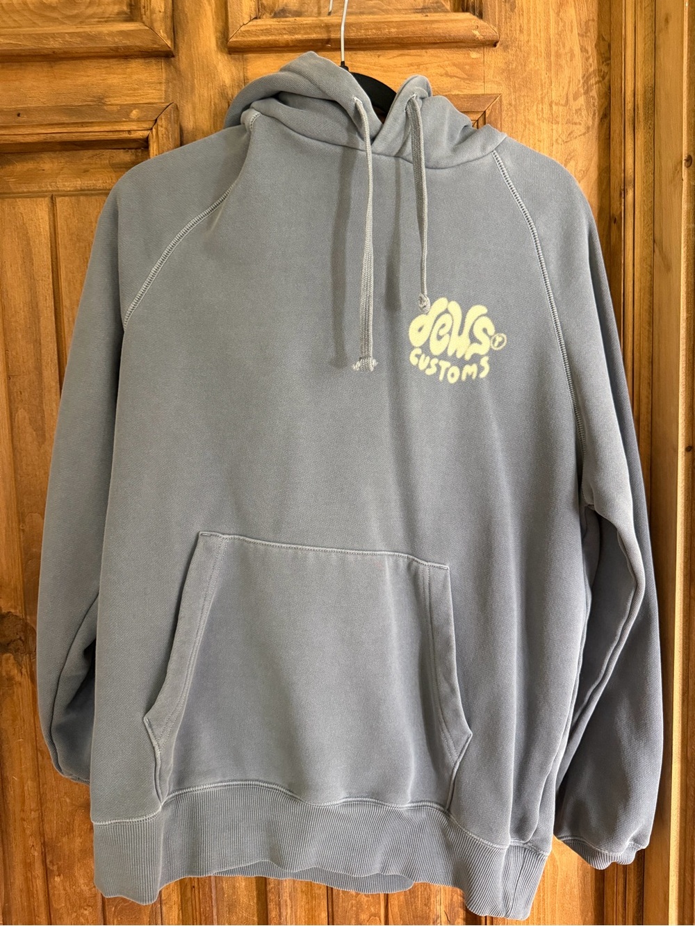 Deus Men's Crewneck Hoodie in Slate Gray